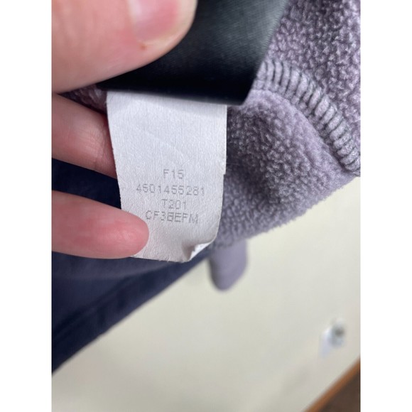 The North Face Small Isadora Jacket Purple Fleece Full Zip Long Sleeve Mock Neck - Picture 11 of 13